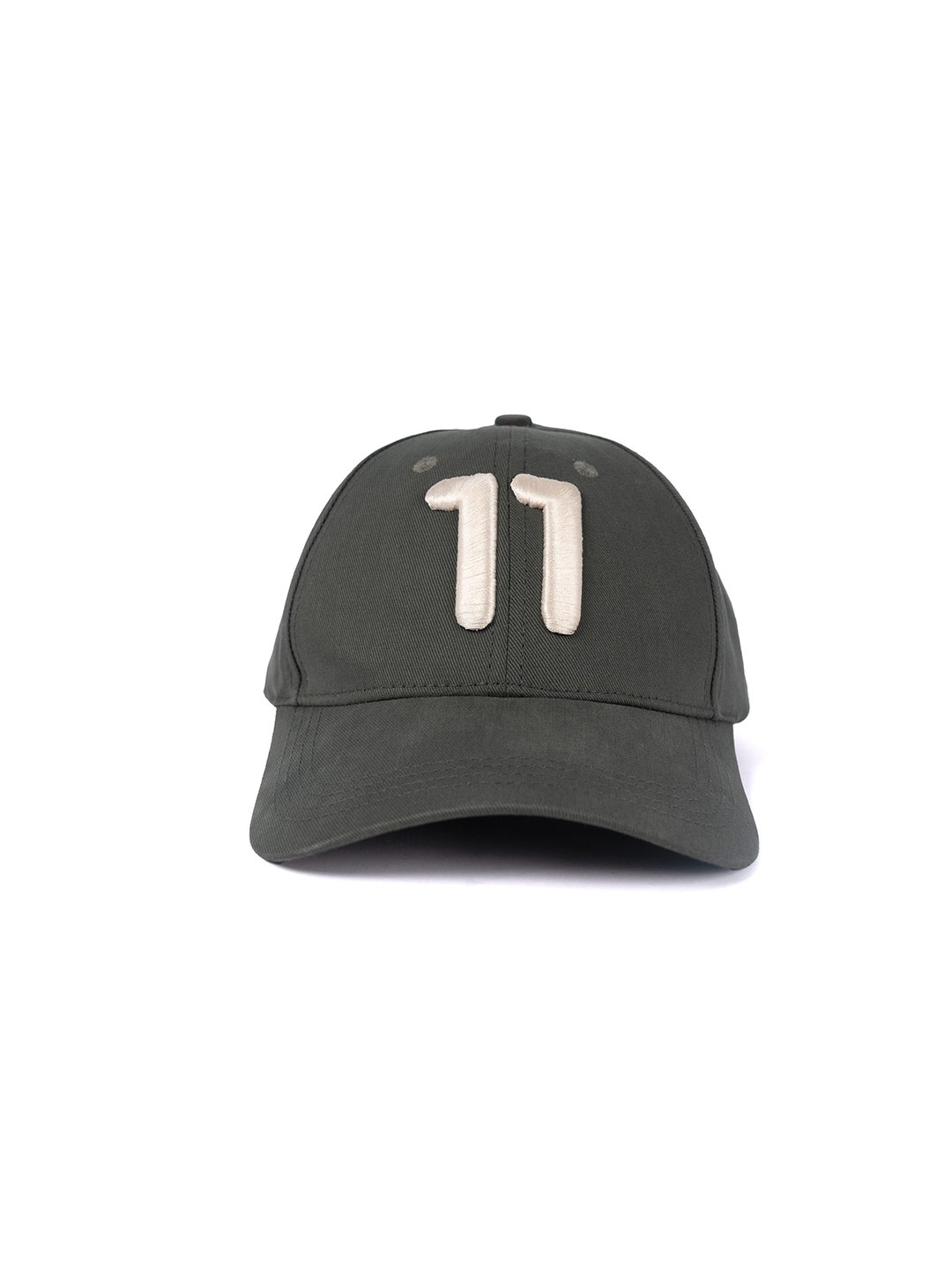 

11Caps Men Embroidered Baseball Cap, Grey