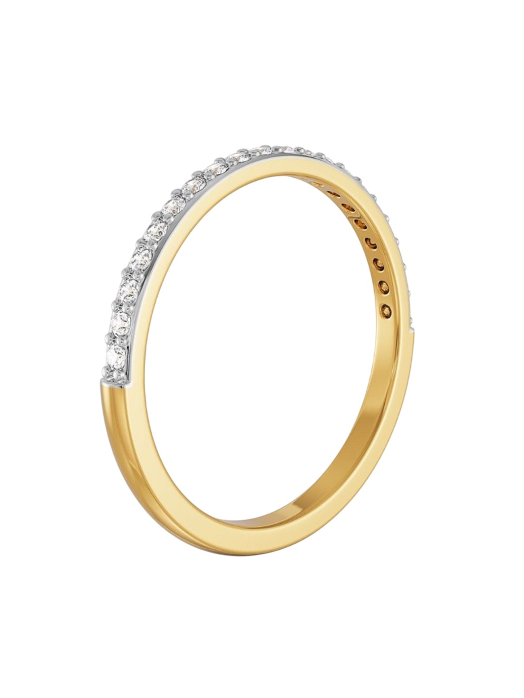 

Emori Women Starry Night 0.16CT Diamond Band 1.24gm, Gold