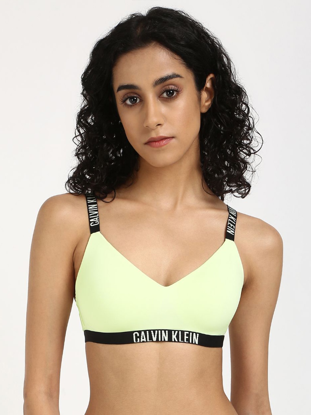 

Calvin Klein Half Coverage Underwired Bralette Bra, Green