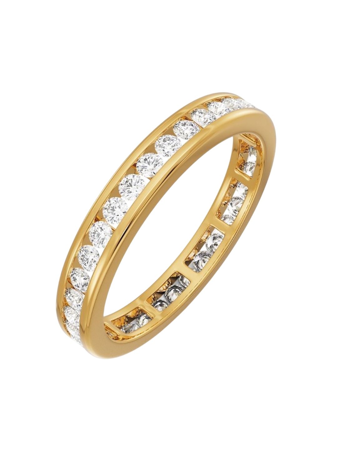 

Emori Women 14 Kt Luminous Diamond Band, Gold