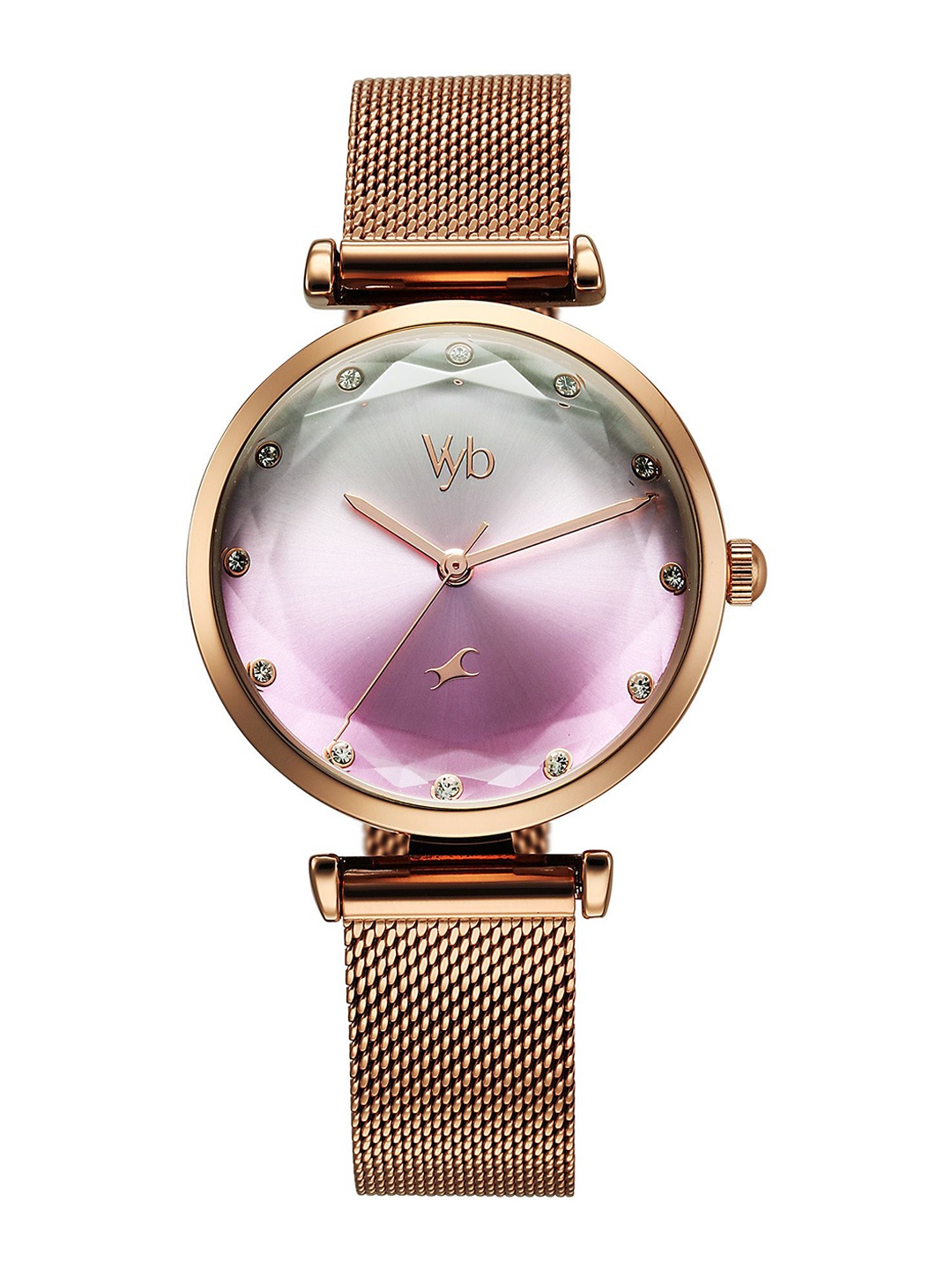 

Fastrack Vyb Aura Women Quartz Analogue Watch FV60070WM01, Pink