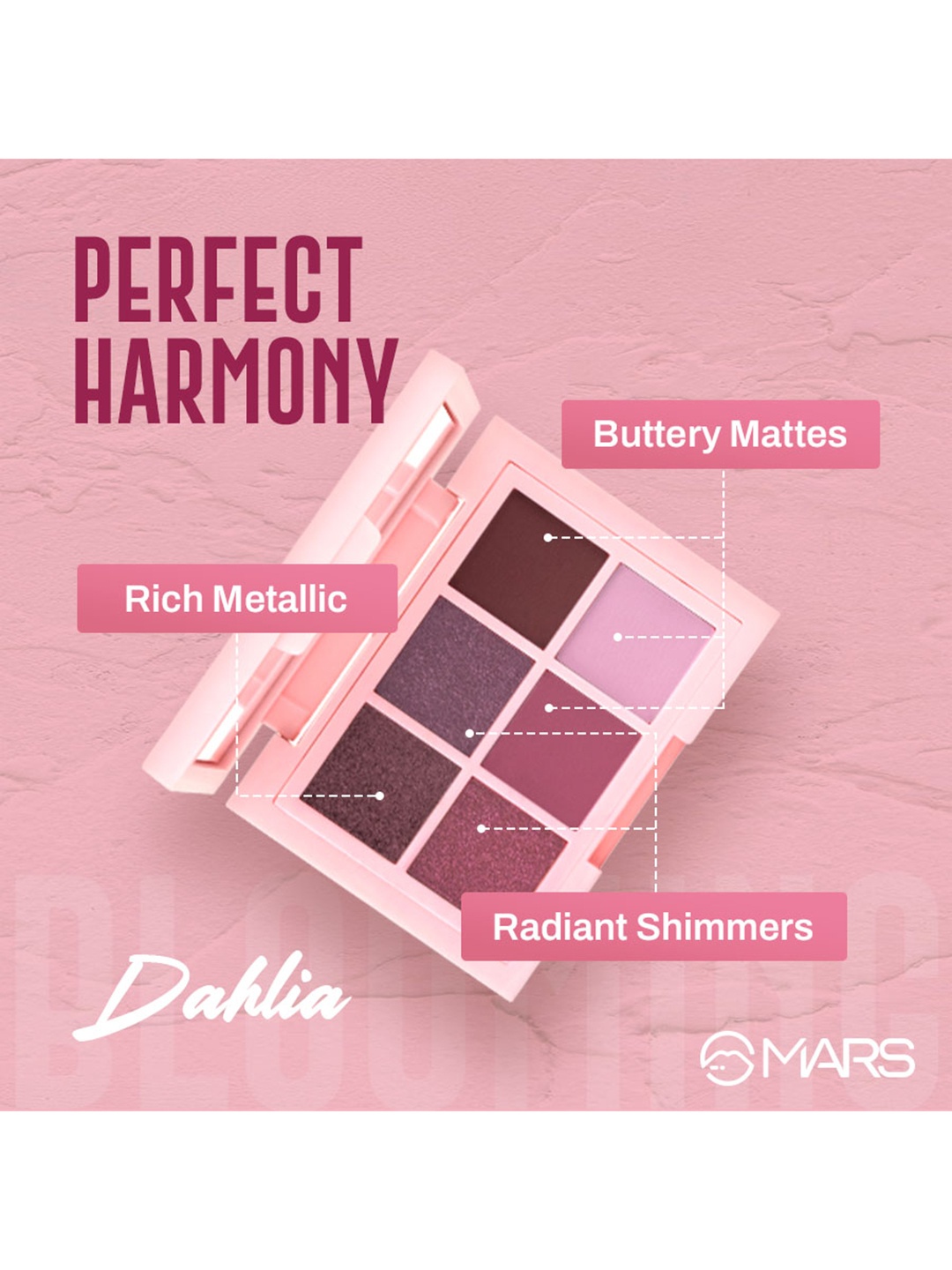 

MARS Blooming Matte & Shimmer Eyeshadow Palette - Dahlia 02, Purple