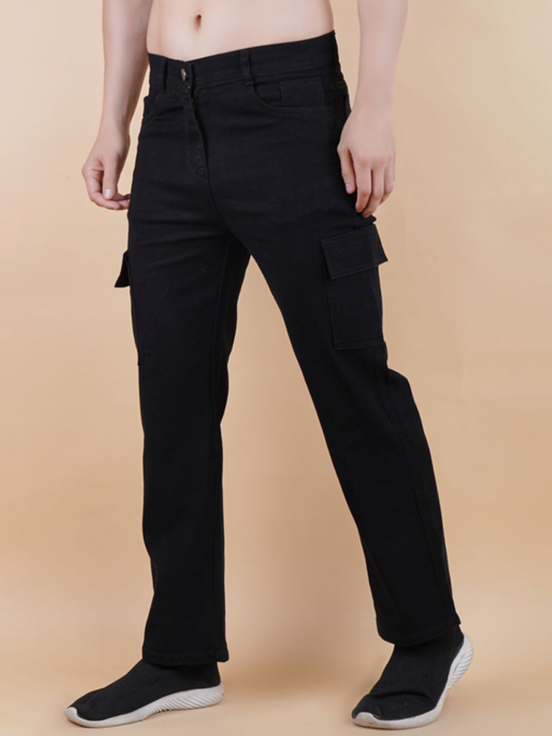 

LINARIA Men Classic Boyfriend Fit Jeans, Black