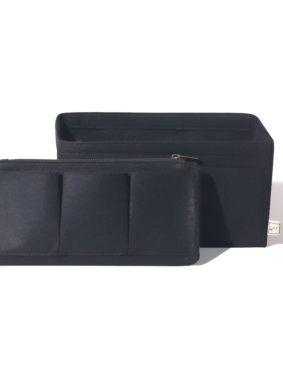 

TIDYUP Ezra Expansive Black Reusable Handbag Organiser