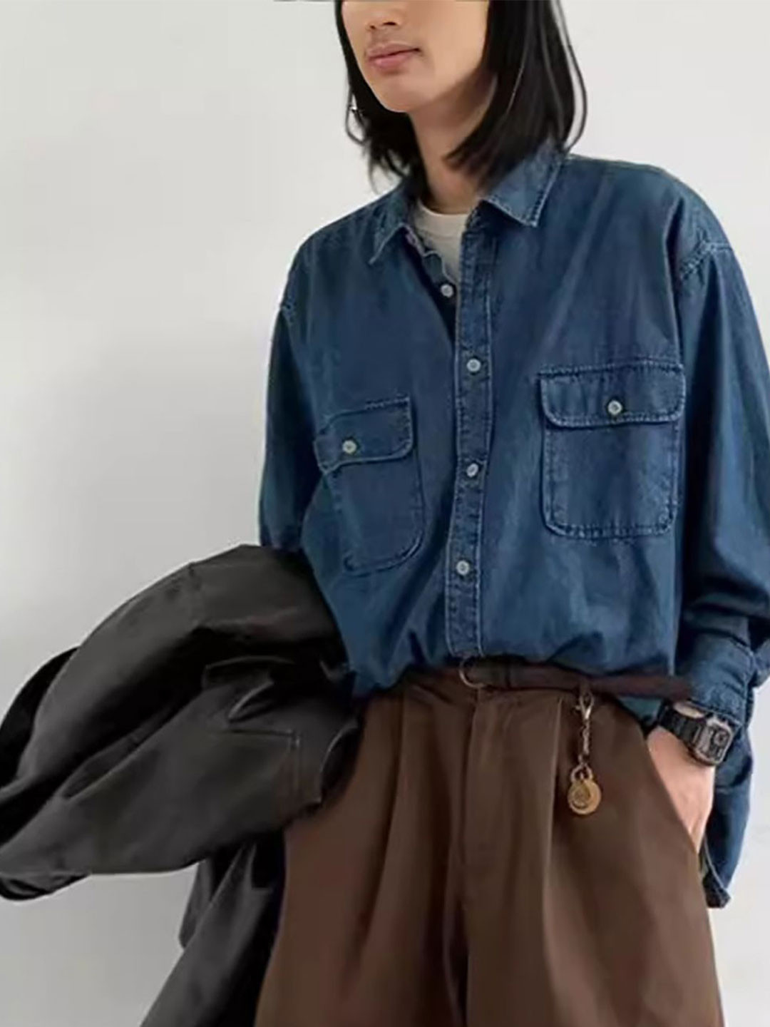 

StyleCast x Revolte Men Opaque Casual Shirt, Blue