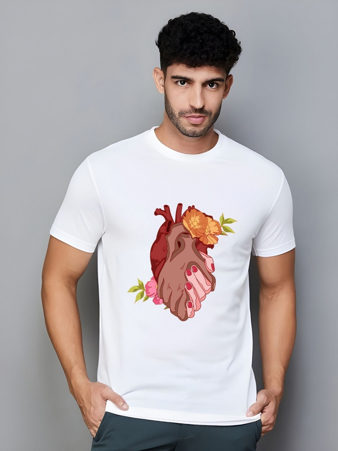 

Krimmple Men T-shirt, White