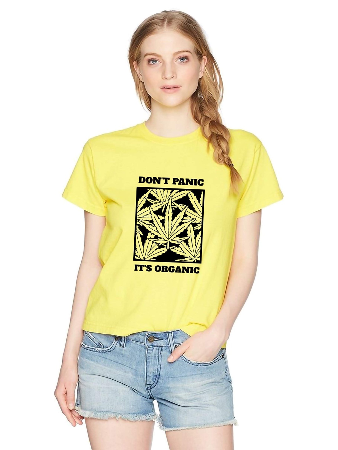 

VLAM Women Printed T-shirt, Yellow