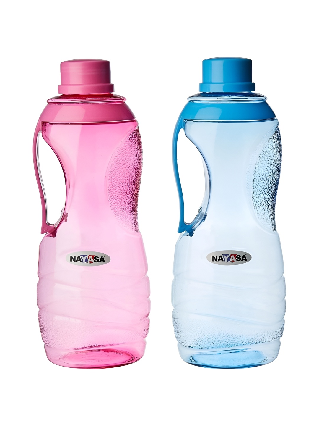 

Nayasa Hilton Set Of 2 Blue & Pink Plastic BPA Free & Leakproof Water Bottle 1.6 L