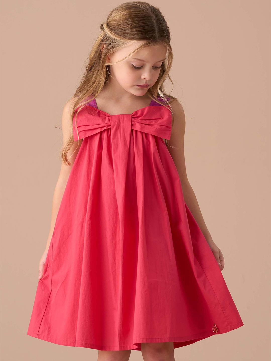 

Angel & Rocket Girls Sleeveless Libbby Bow Swing Dress, Pink