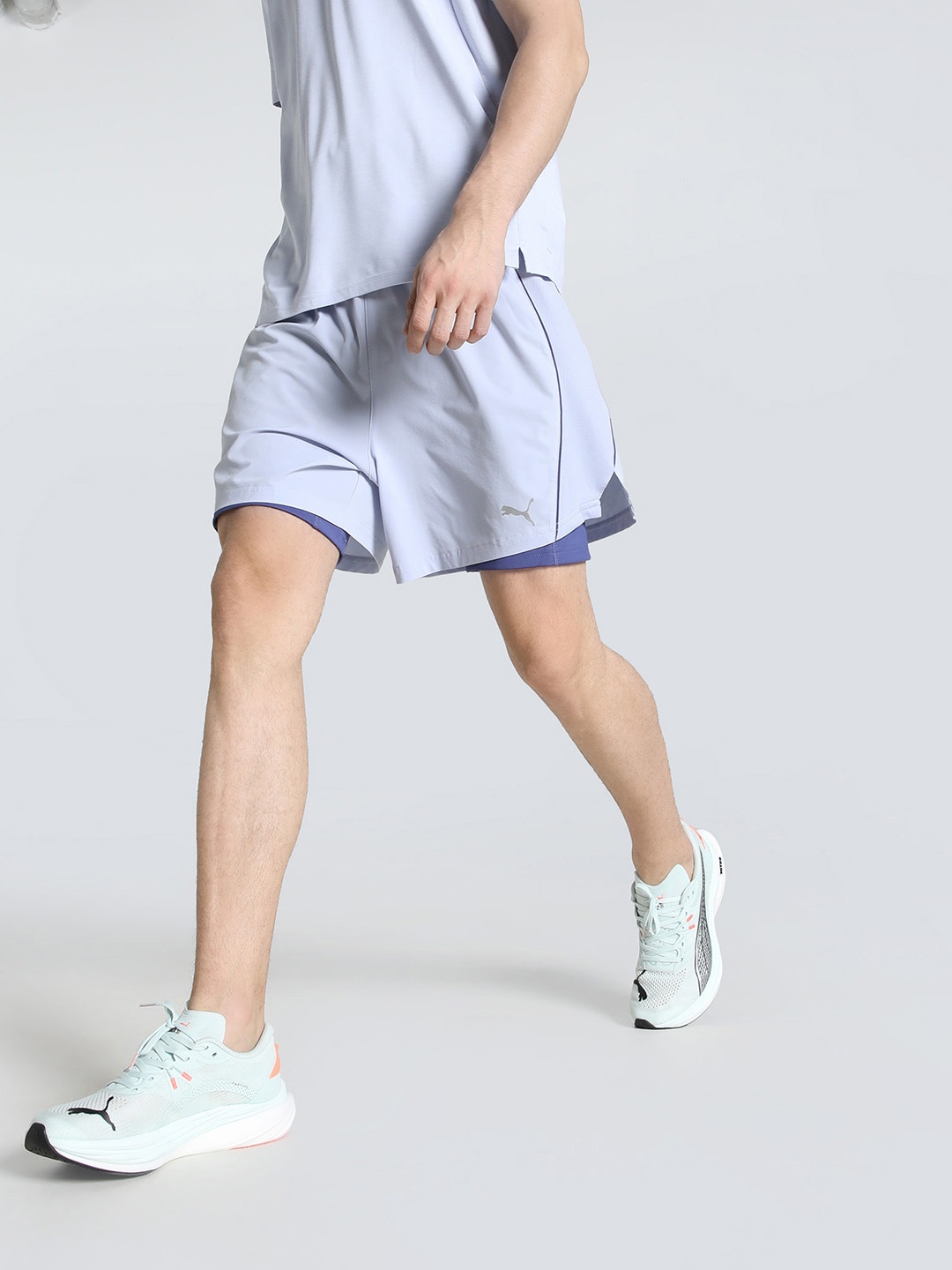 

Puma Men Velocity 2-in-1 Running Shorts, Blue