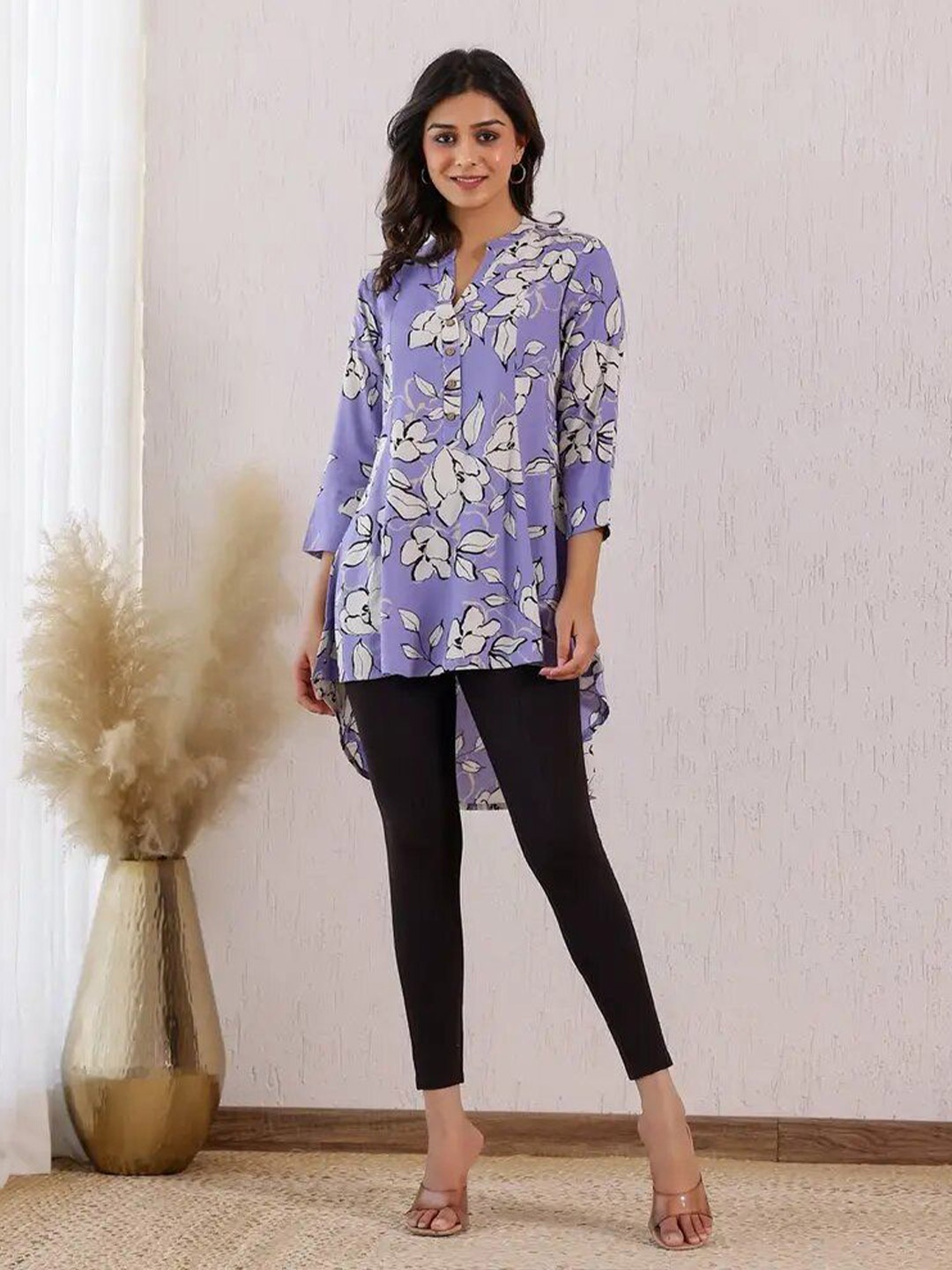 

Vivika Viscose Rayon Tunic, Lavender