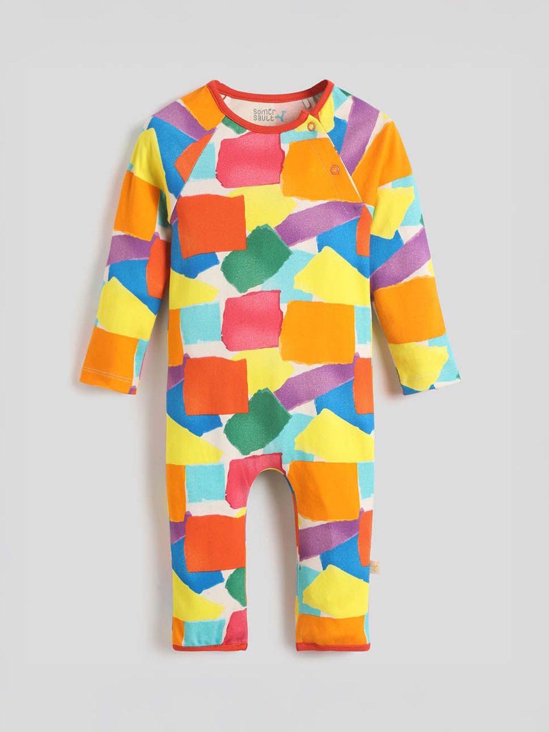 

Somersault Boys Printed Sleepsuit, Yellow