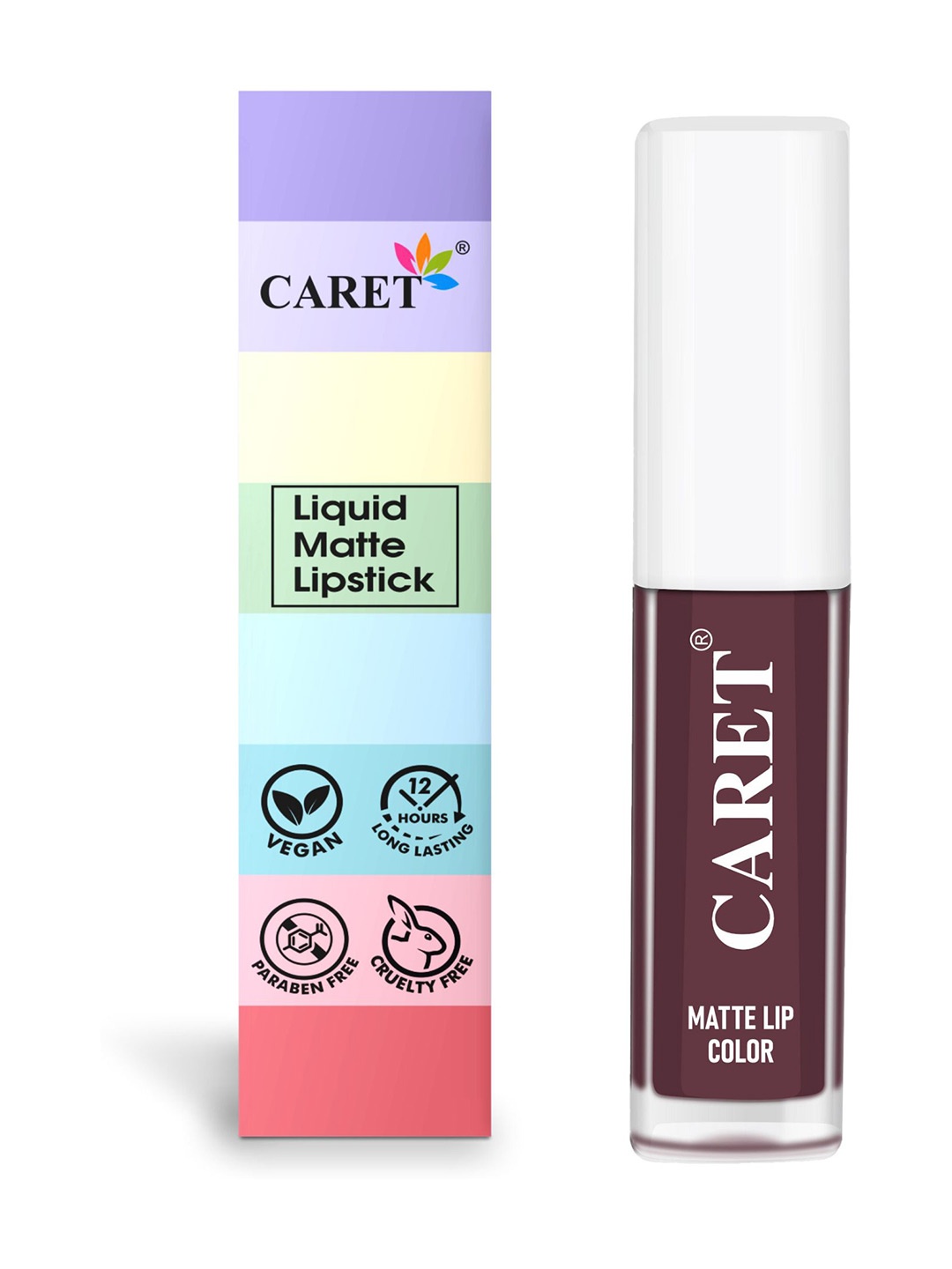

CARET ORGANIC Super-Pigmented Long Lasting Liquid Matte Lipstick - 2 ml - Maroon 7