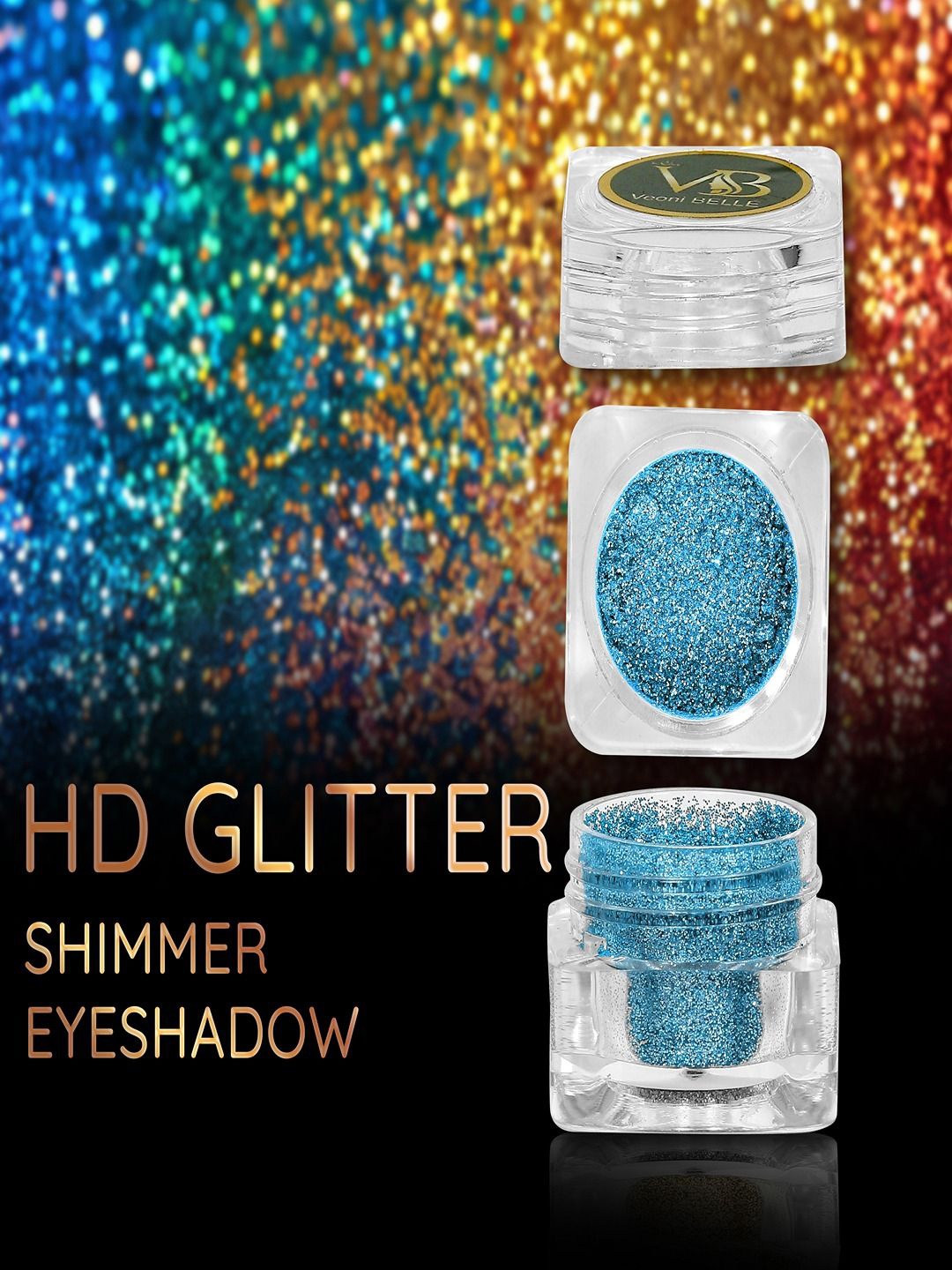 

Veoni BELLE HD Glitter Shimmer Eyeshadow - Turquoise Blue