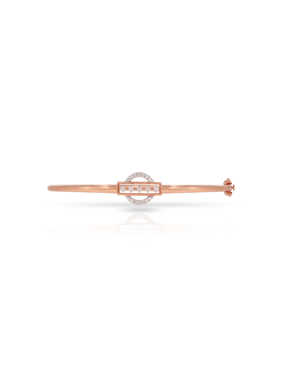 

BHIMA Women Charming Glow 0.11CT Diamond Bracelet 6.76gm, Rose gold
