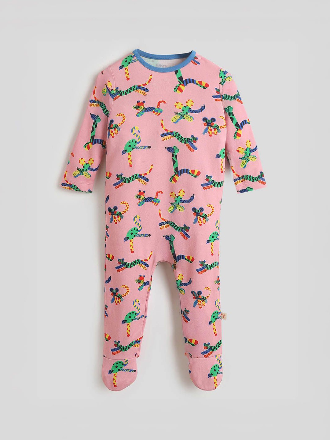 

Somersault Girls Printed Sleepsuit, Pink