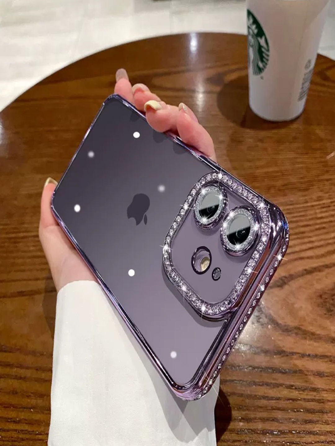 

Luxury Kase Solid Printed iPhone 12 Back Case Mobile Accessories, Purple