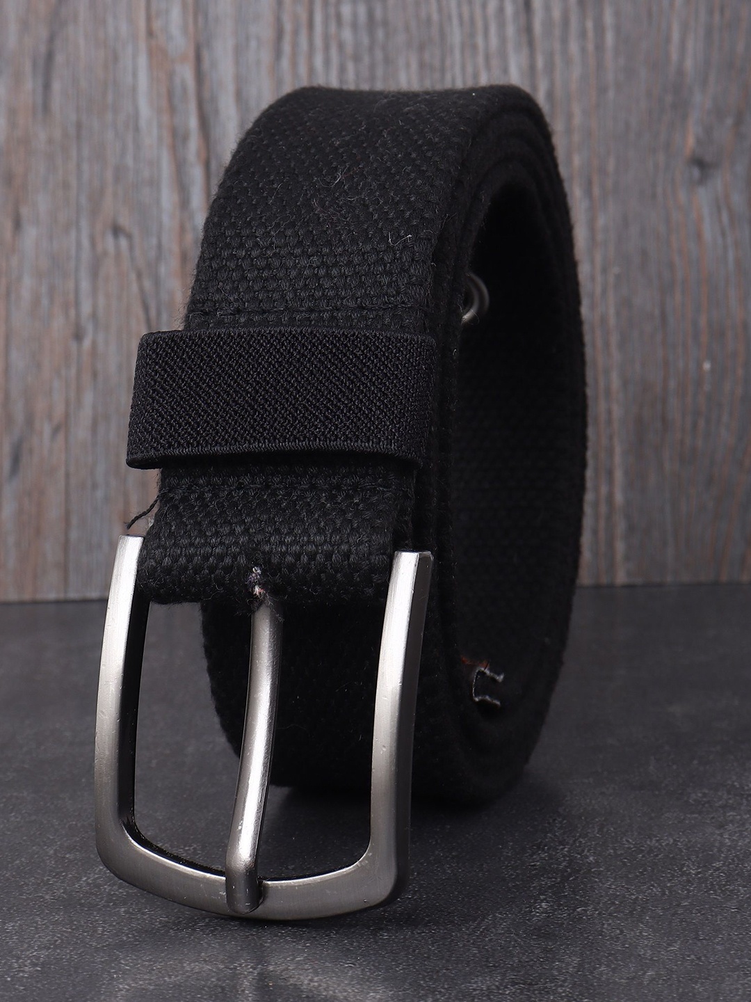 

Metronaut Men Textured Formal Belt, Black