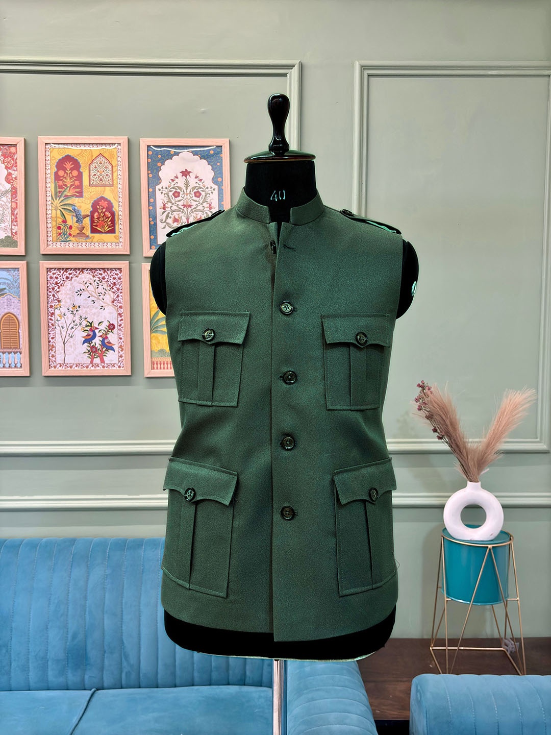 

JAIPURI CROWN Hunting Jacke, Green