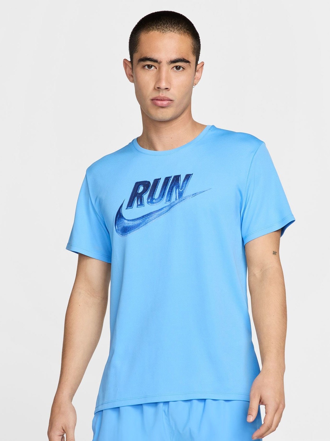 

Nike Miler Run Energy Men's Dri-FIT Short-Sleeve Running Top, Blue