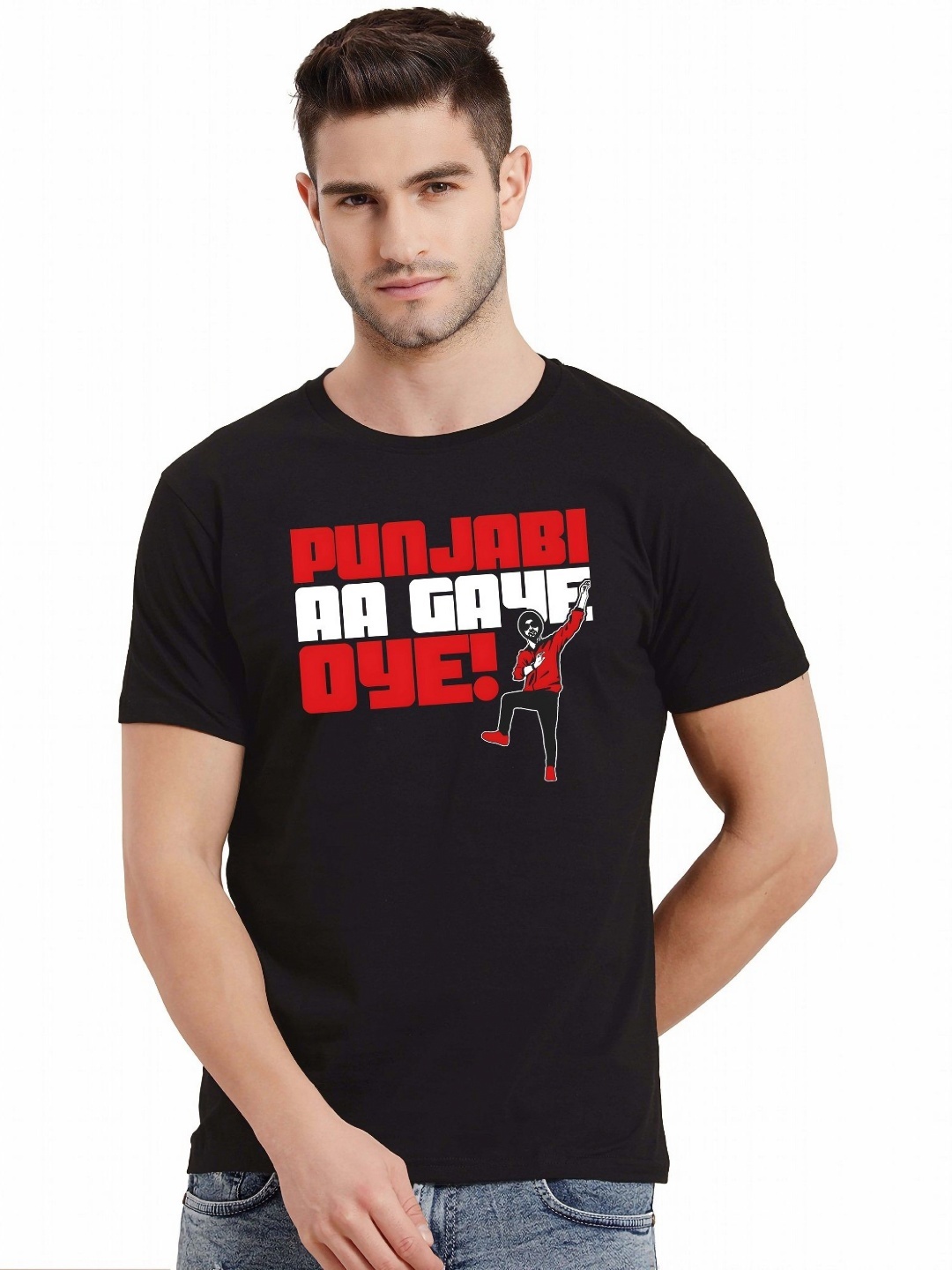 

Moda Rapido Men T-shirt, Black