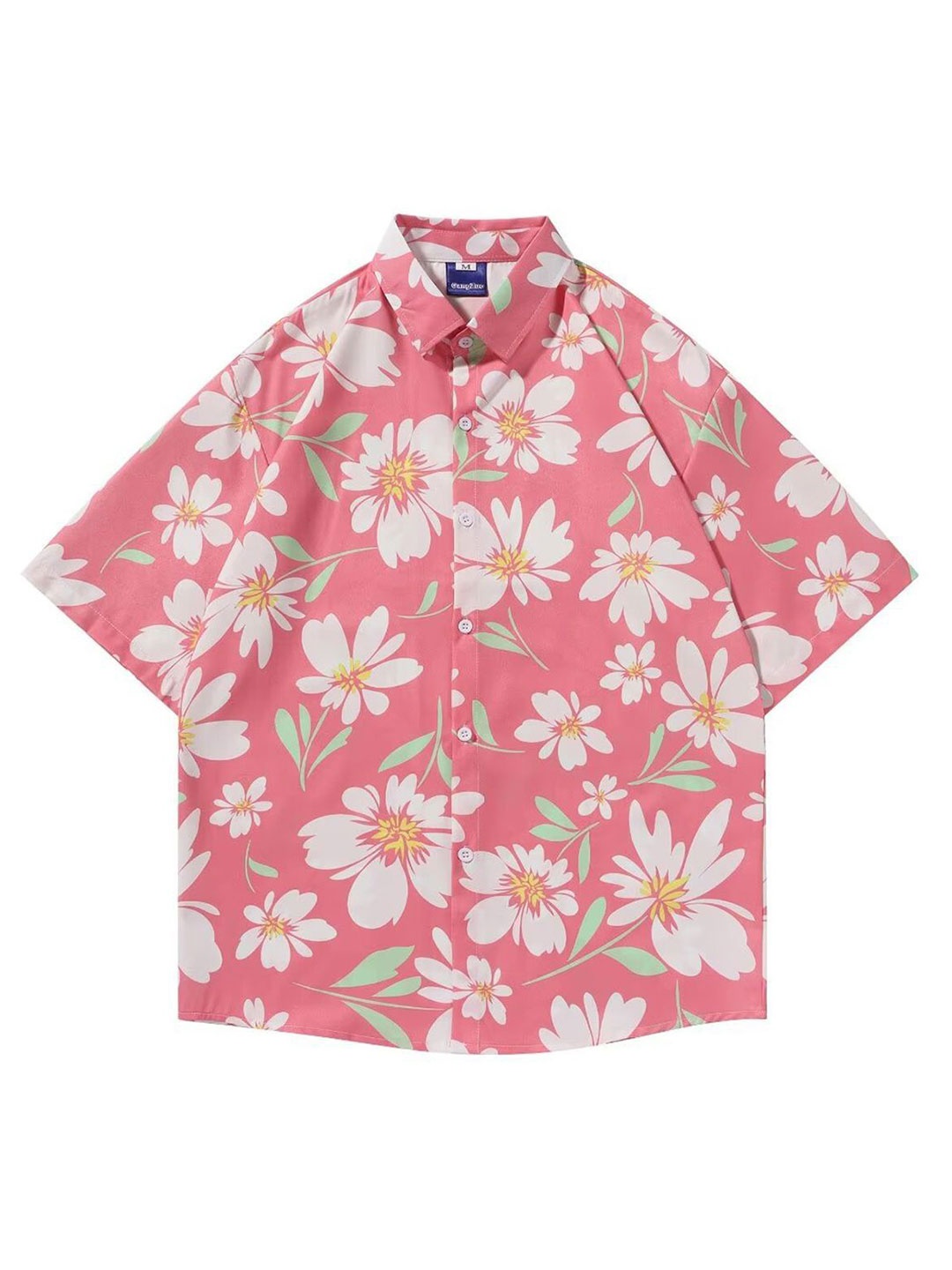 

StyleCast x Revolte Men Floral Opaque Printed Casual Shirt, Pink