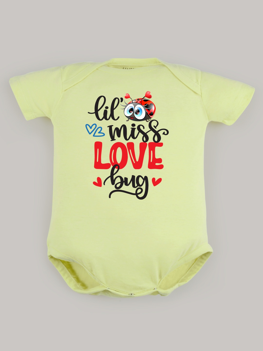 

FFLIRTYGO Infants Valentine day Printed Cotton Bodysuit, Green