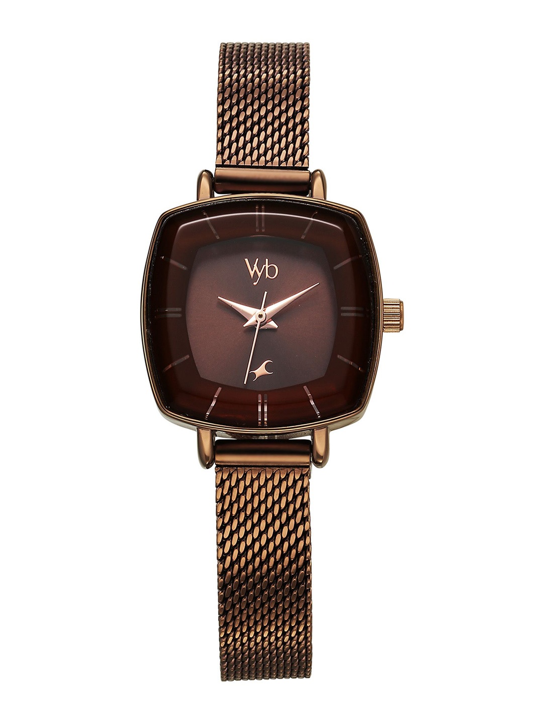 

Fastrack Women Dial & Bracelet Style Straps Analogue Watch FV60058QM01, Brown