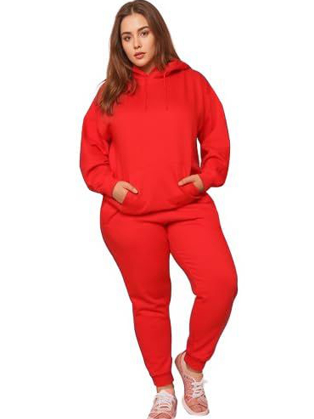 

NOTWILD Women Hooded Sweatshirt, Red