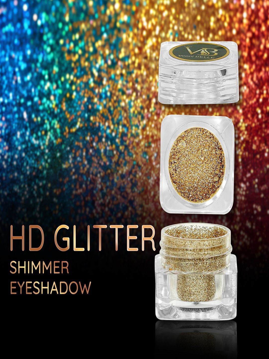 

Veoni BELLE HD Glitter Shimmer Waterproof Eyeshadow - Gold