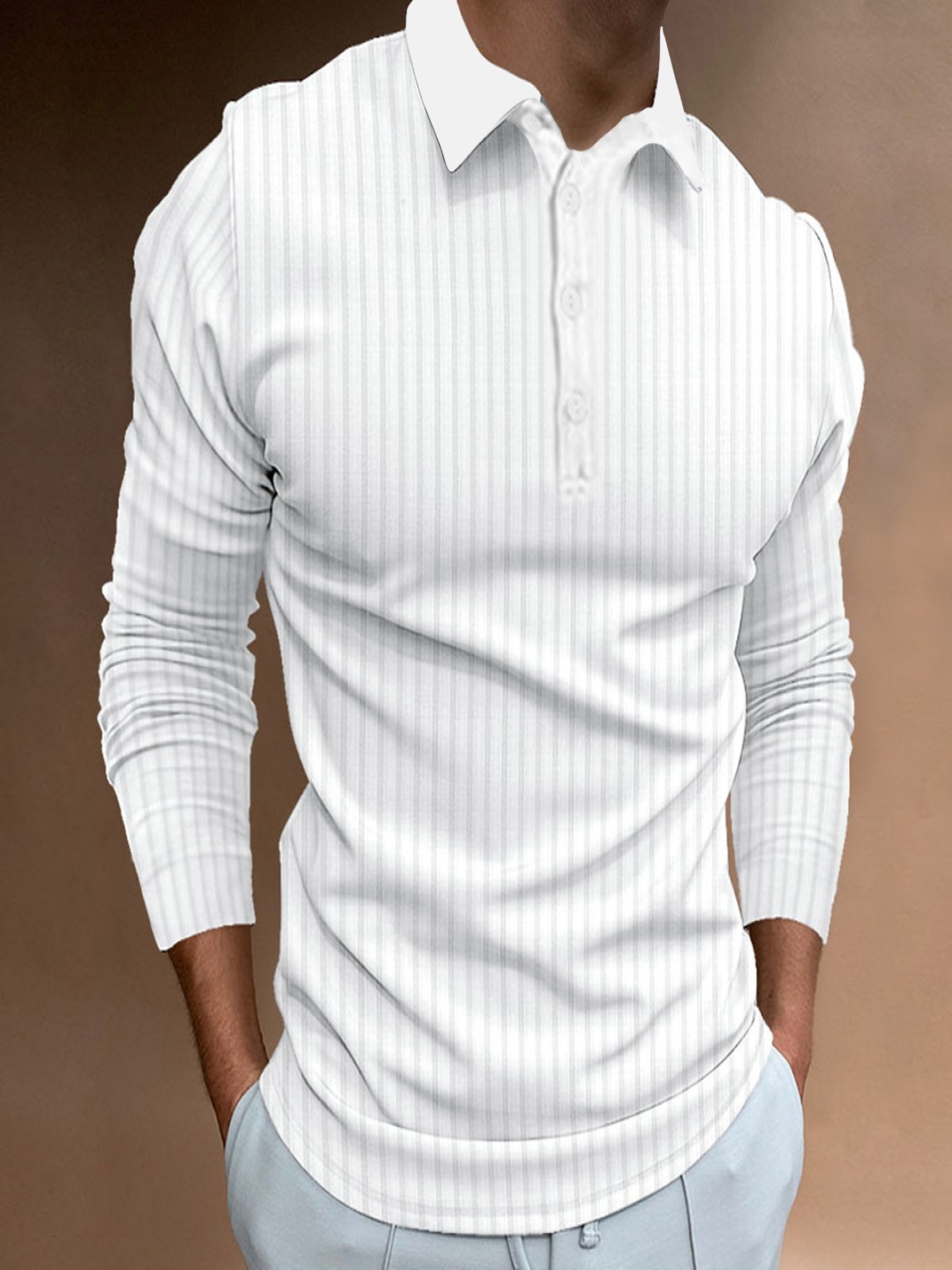 

StyleCast x Revolte Men Colourblocked T-shirt, White