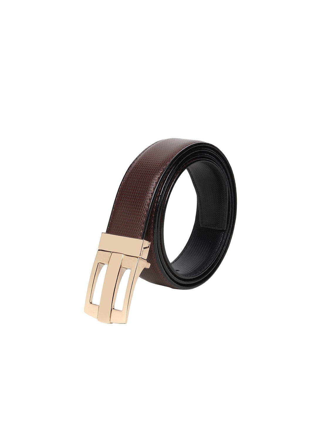 

Provogue Men Textured Reversible Formal Belt, Brown