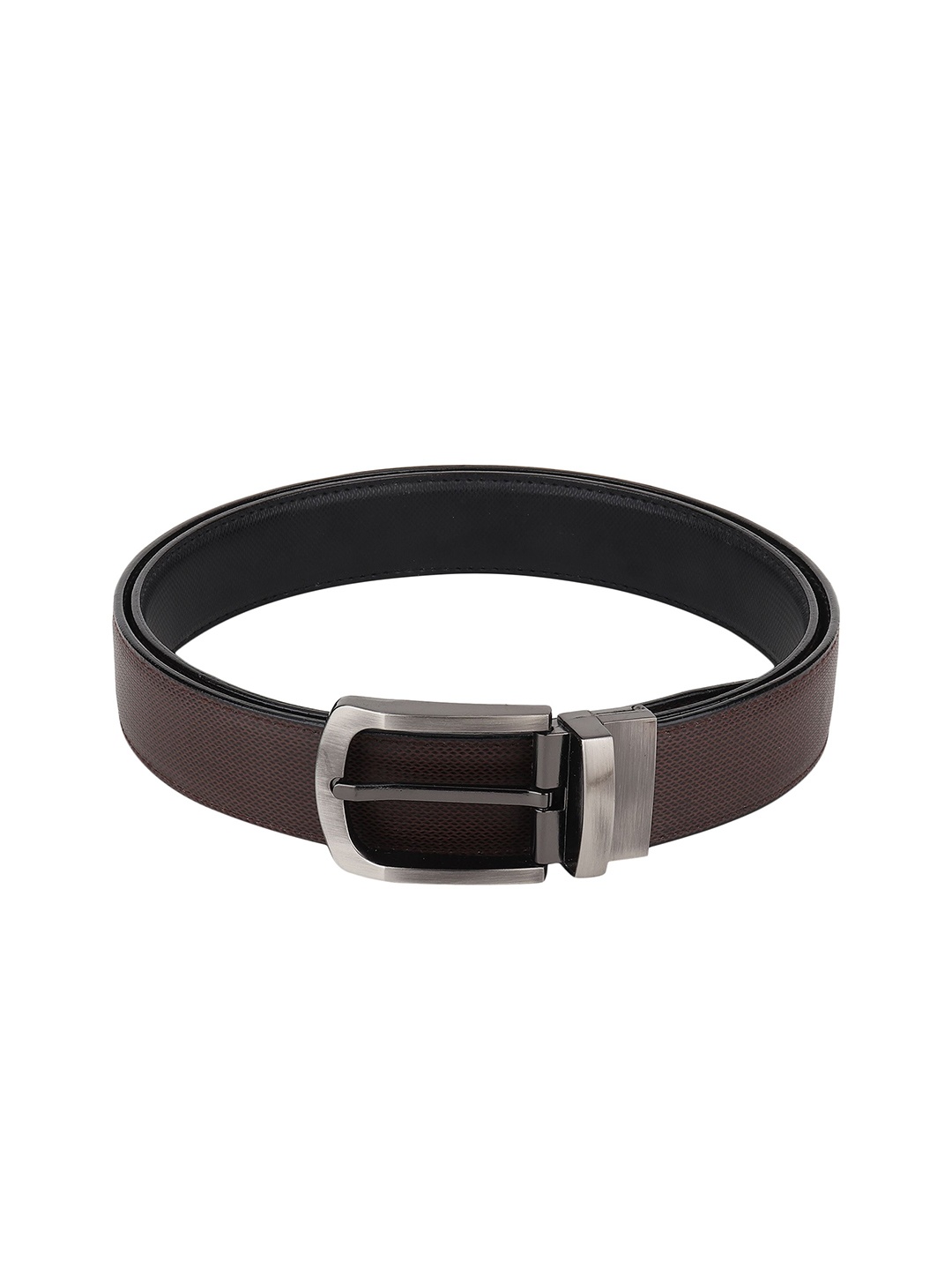 

Provogue Men Textured Belt, Brown