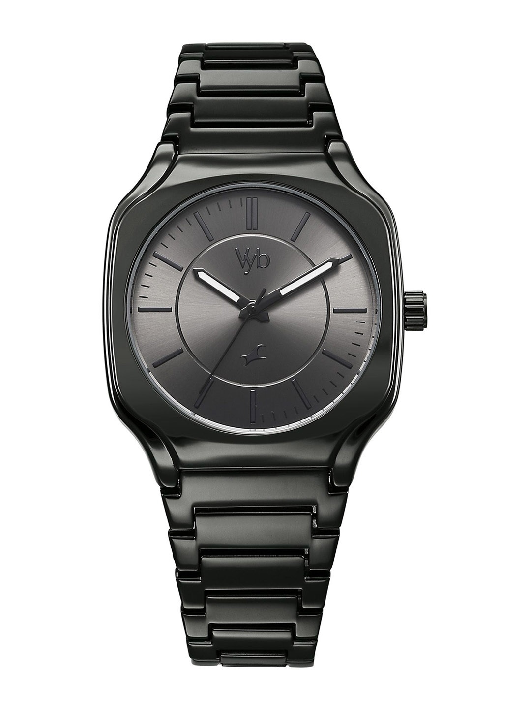 

Fastrack Men Vyb Maverick Quartz Analog Watch FV30022QM01, Silver