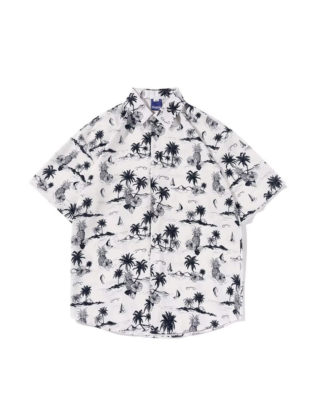 

StyleCast x Revolte Men Opaque Printed Casual Shirt, White