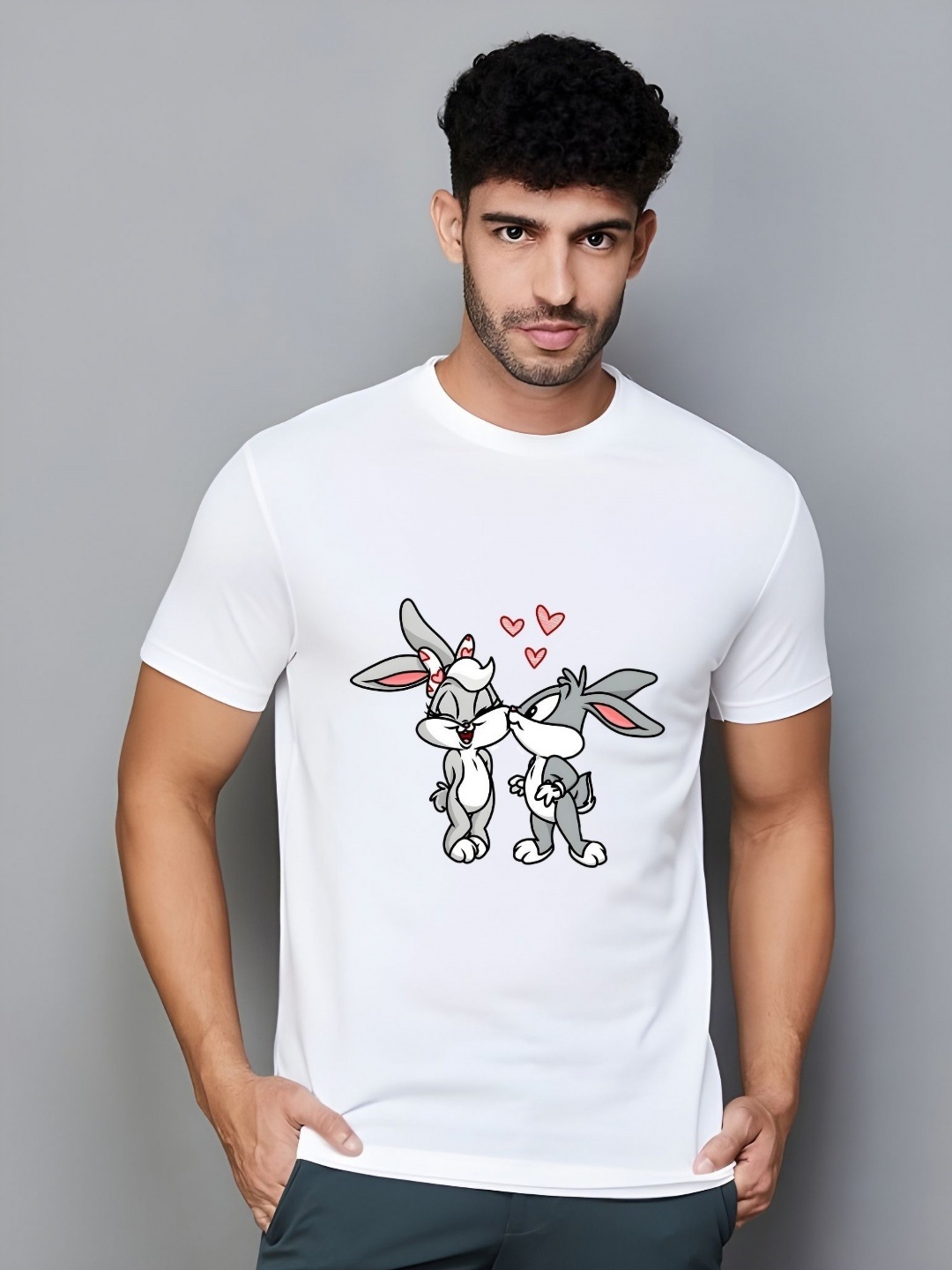 

Krimmple Men T-shirt, White