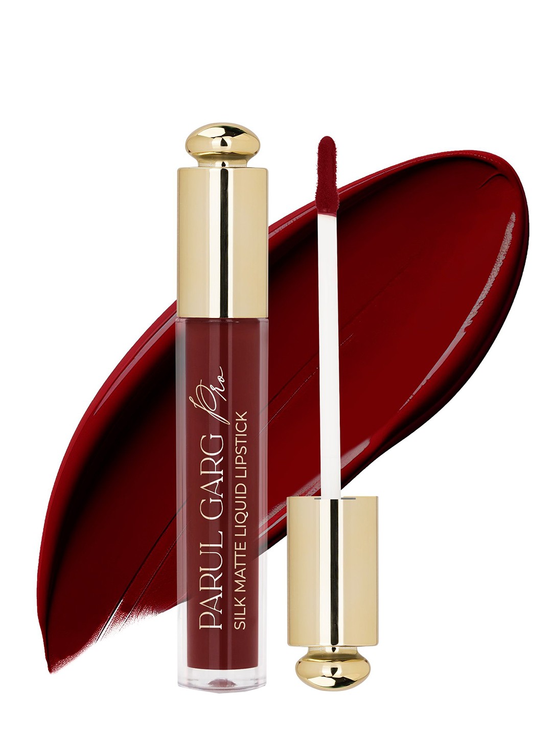 

Parul Garg Silk Matte Waterproof Liquid Lipstick- 3 ml- Primrose, Maroon