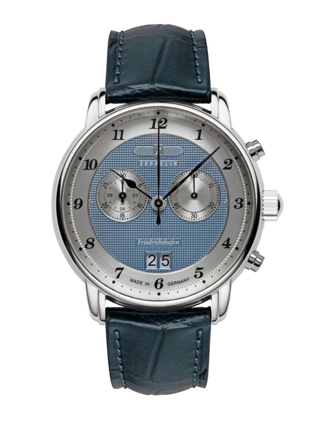 

ZEPPELIN Men Dial & Leather Textured Straps Analogue Multi Function Watch 85843, Blue