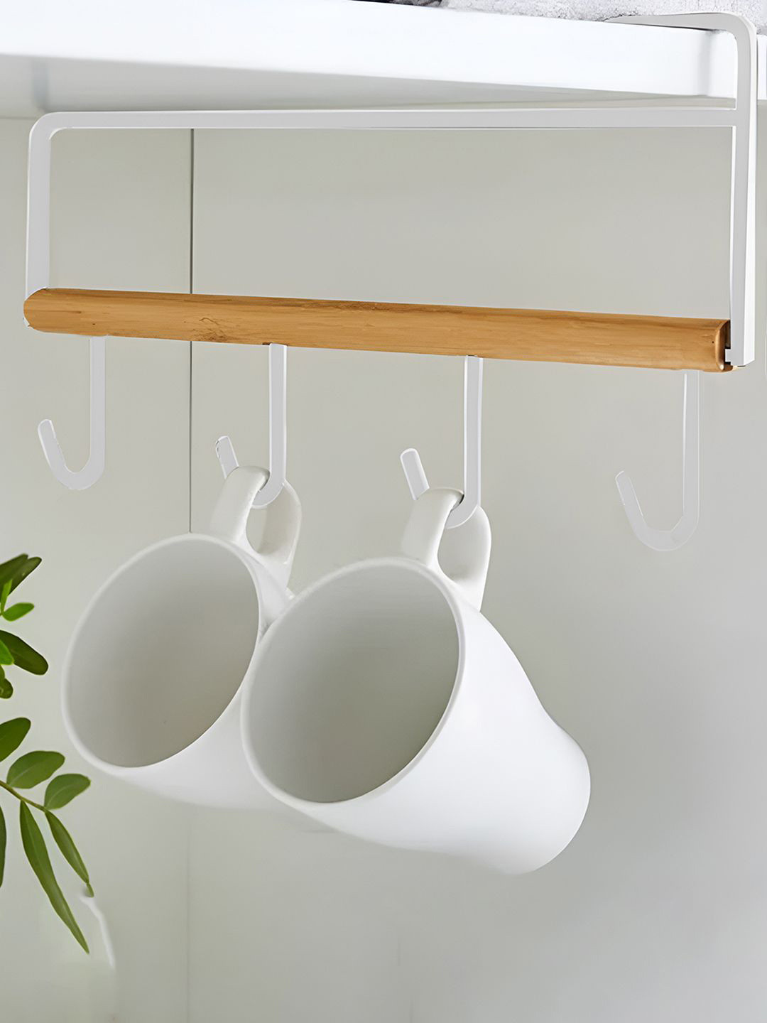 

DecorTwist White and Brown Metal Separator Organiser