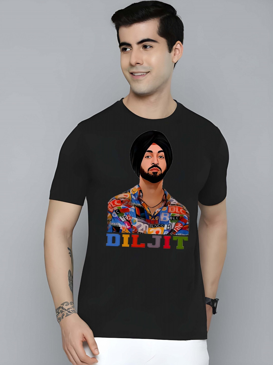 

Moda Rapido Men T-shirt, Black
