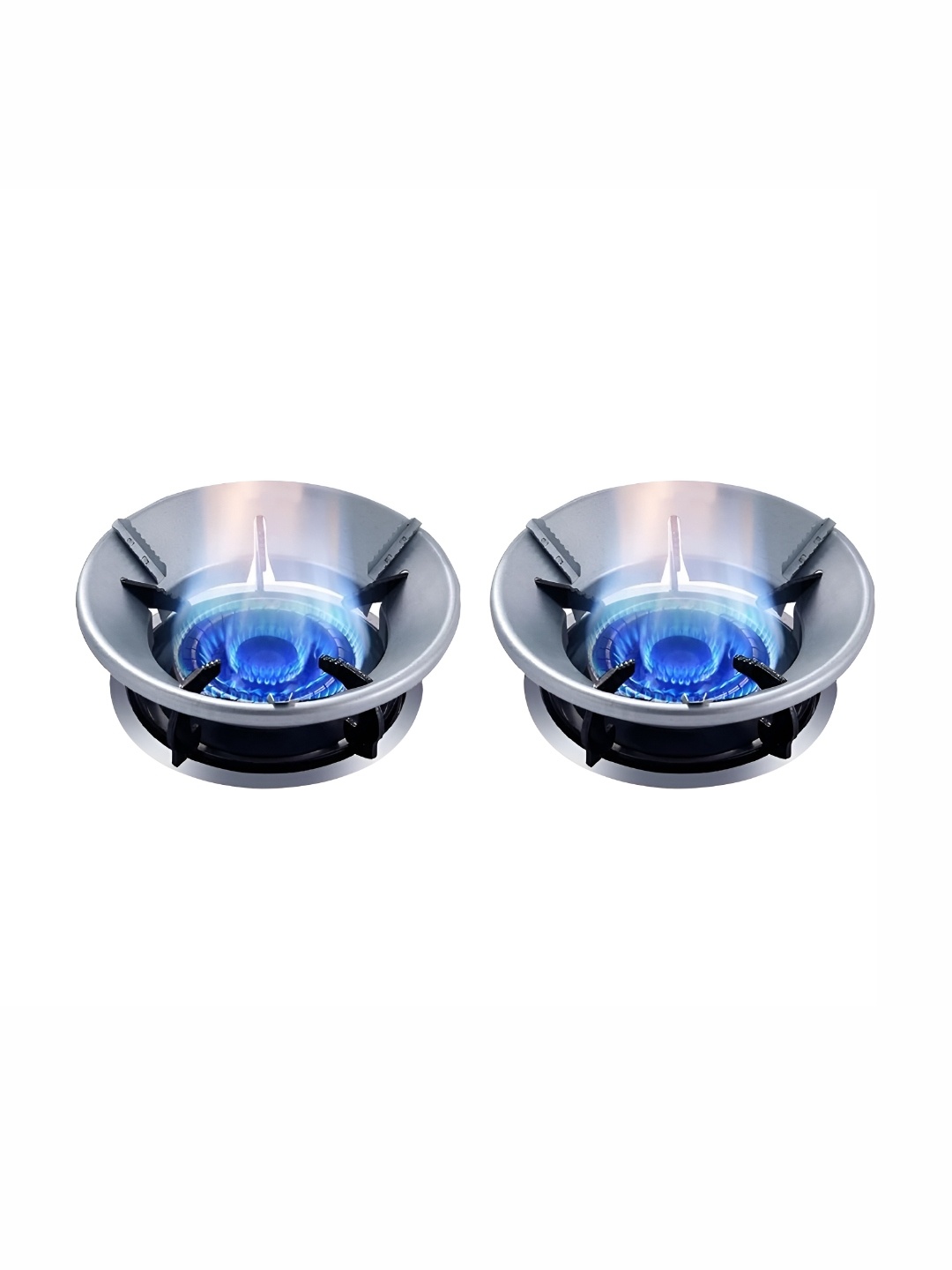 

Adbeni 2-Pcs Stainless Steel Gas Saver Burner Stands, Silver