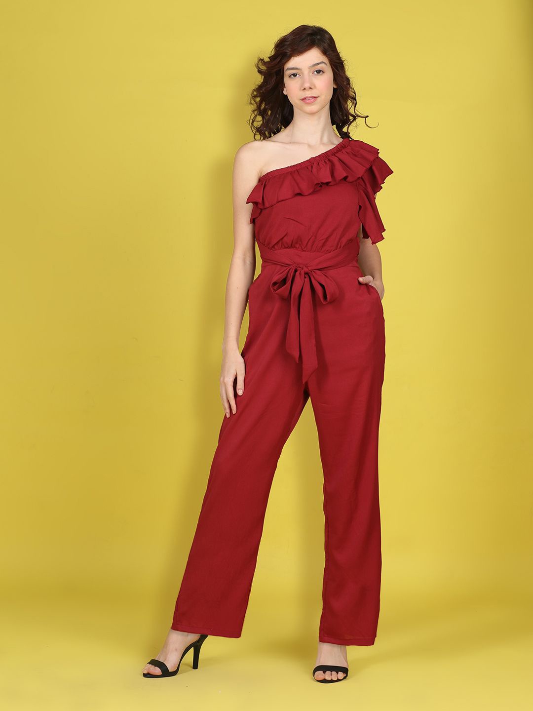 

Cutiekins Girls Basic Jumpsuit, Maroon