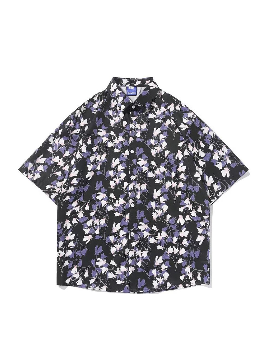 

StyleCast x Revolte Men Floral Printed Casual Shirt, Black
