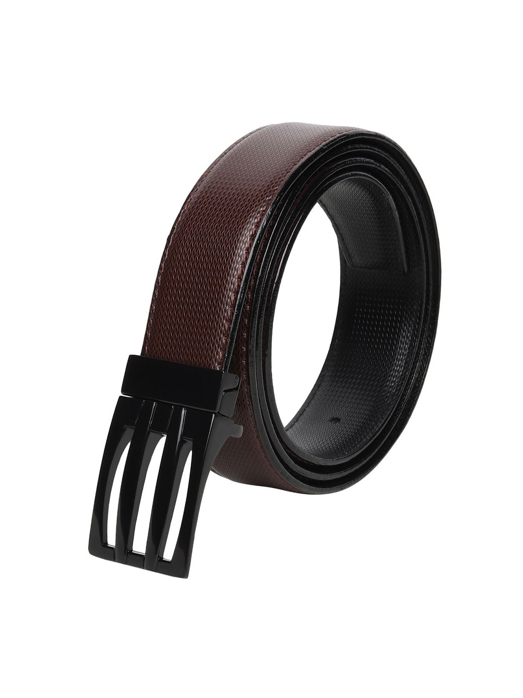 

Provogue Men Textured Reversible Formal Belt, Brown