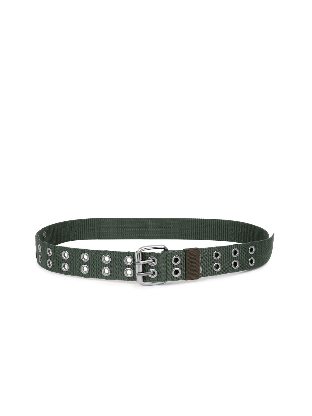 

Metronaut Men Textured Formal Belt, Green
