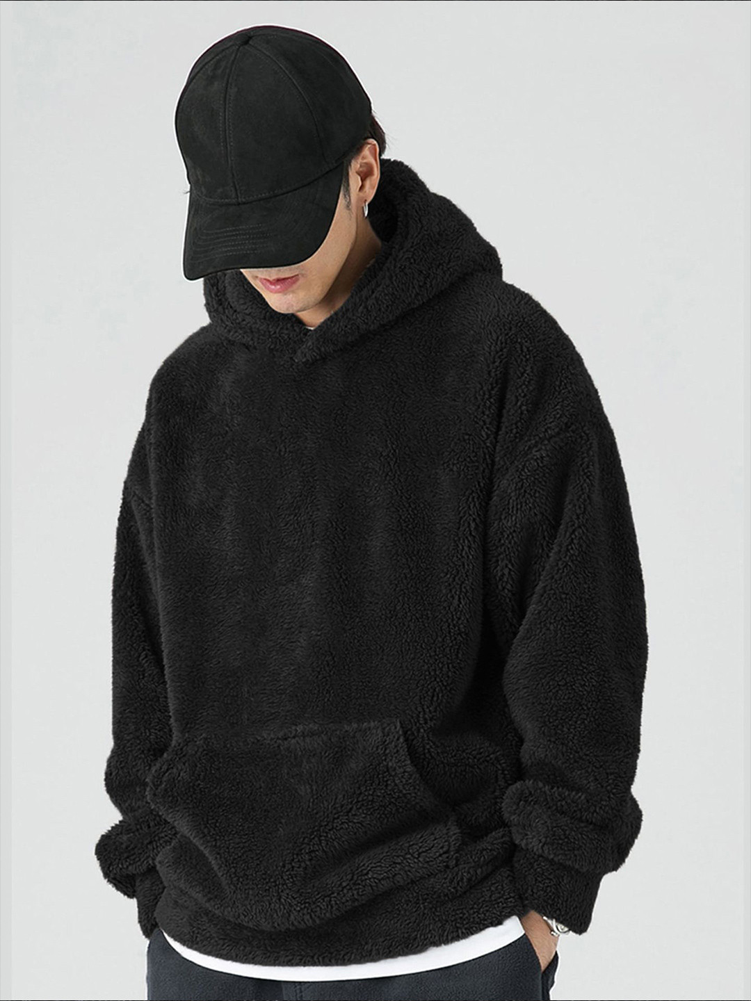 

StyleCast x Revolte Men Hooded Sweatshirt, Black