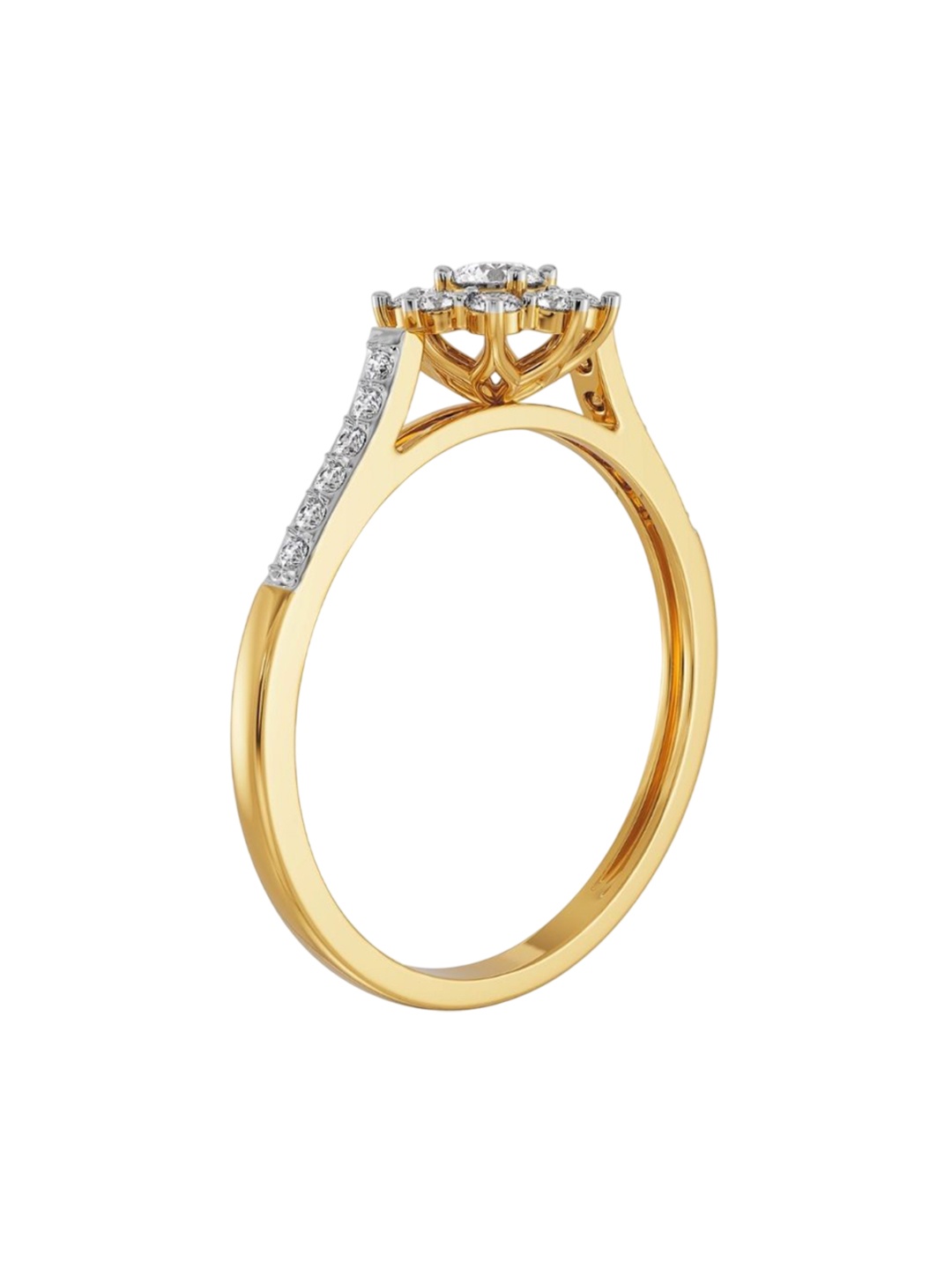 

Emori Radiant Reverie Diamond Ring - 14 Kt, Gold