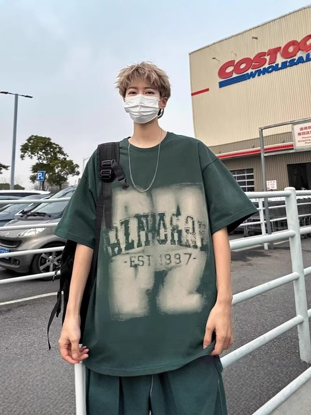 

StyleCast x Revolte Men Typography Printed Round Neck Cotton T-shirt, Green