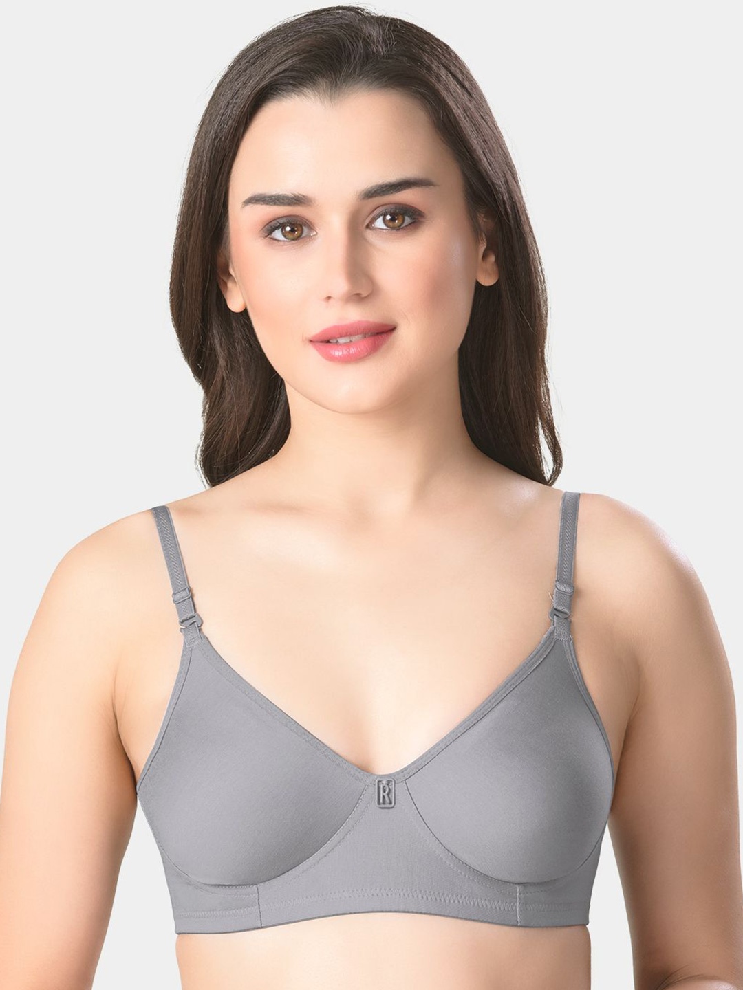 

Trylo Women Full Coverage Non-Wired and Non Padded Bra, Grey