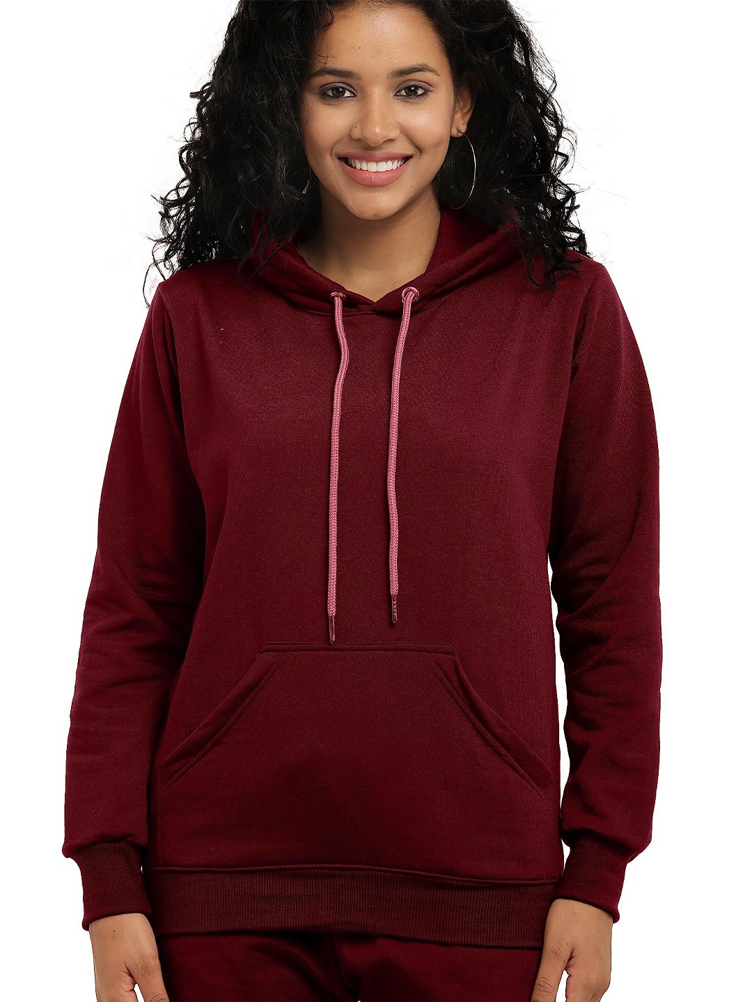 

NOTWILD Women Hooded Sweatshirt, Maroon